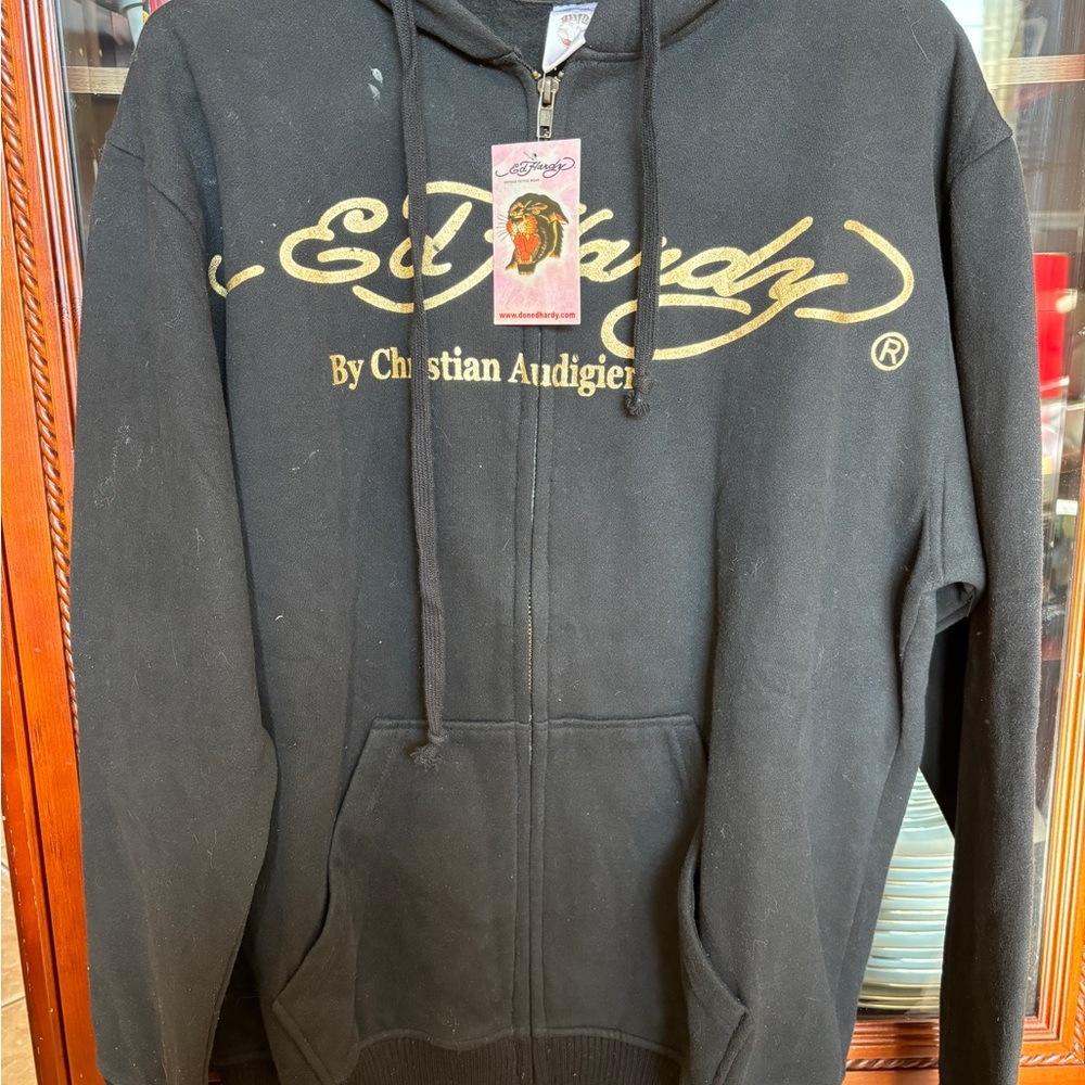 Ed Hardy Black Hoodie